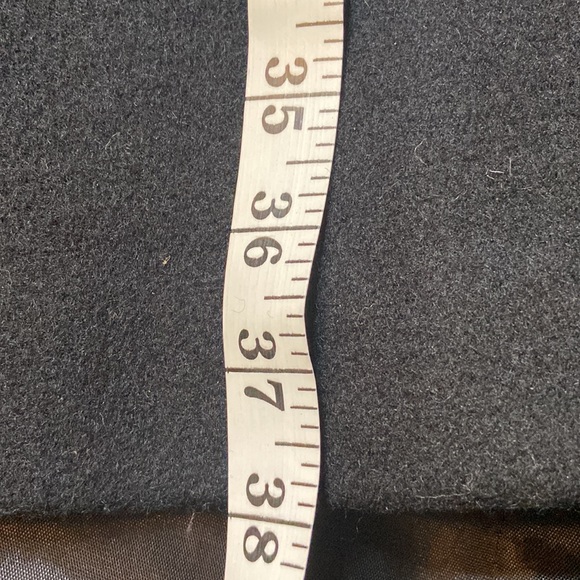 EUC Sag Harbor wool coat. Black, size 16 - Picture 6 of 9